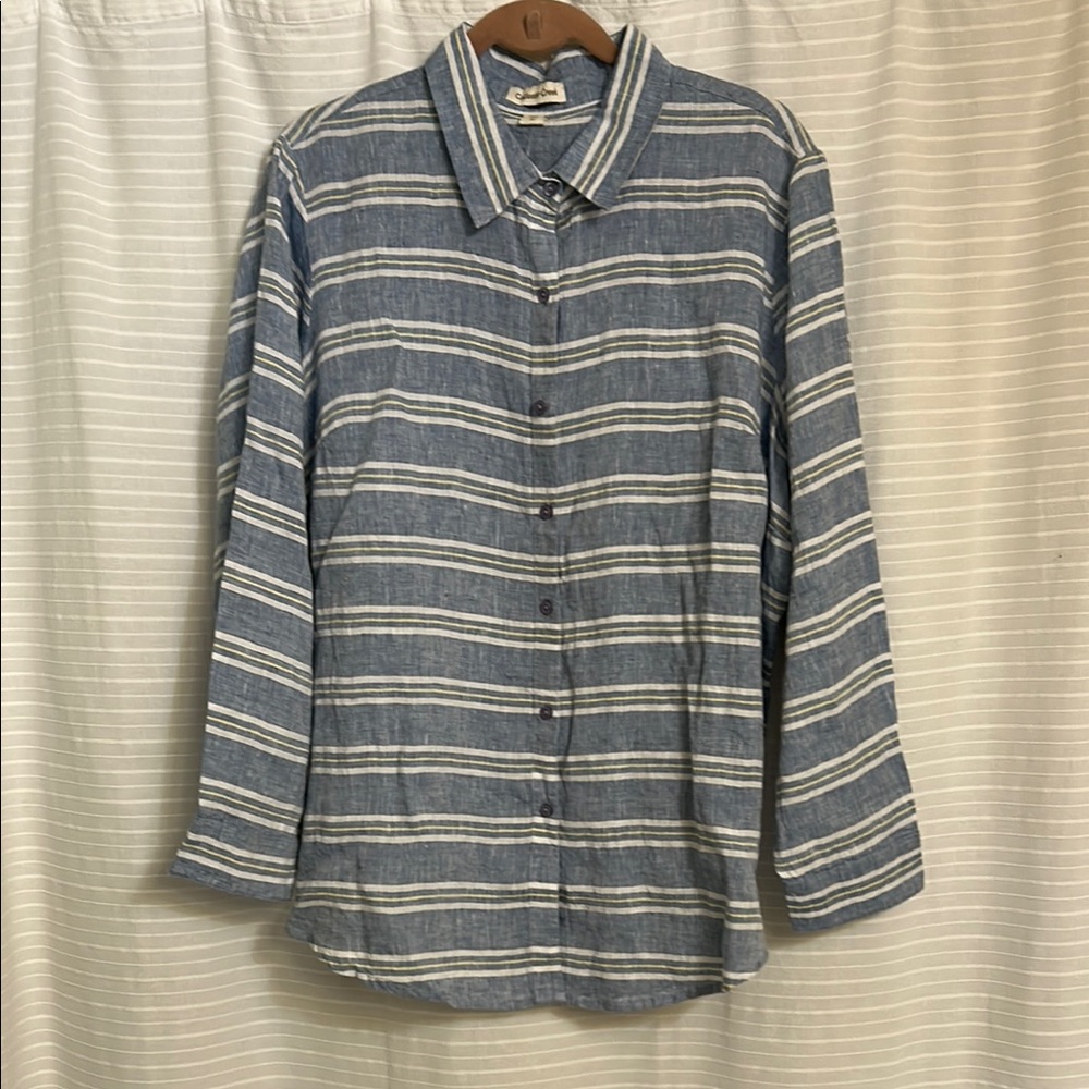 Blue Striped women’s Shirt